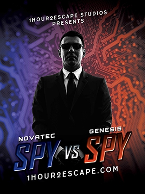 Escape Game Spy vs Spy Competition Rooms, 1 Hour to Escape. Dallas.