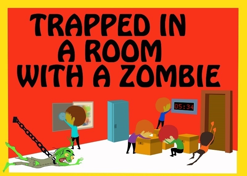 Escape Game Trapped in a Room with a Zombie, Room Escape Time. Houston.